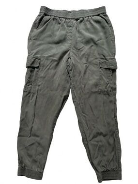 BCBGMaxAzria Olive Green Cargo Jogger Pants Women’s Size Medium